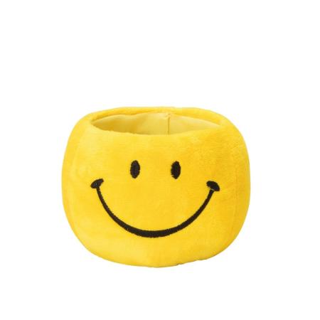 アウトレット◎GREENHOUSE/ふわふわスマイルポットS イエロー/4516-B-YE