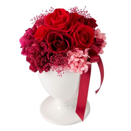 アウトレット◎【プリザーブド】エマ #3 レッド/ZY006328-003