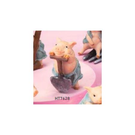 アウトレット◎エイチツーオー/ミニオーナメント ぶた/HT7628