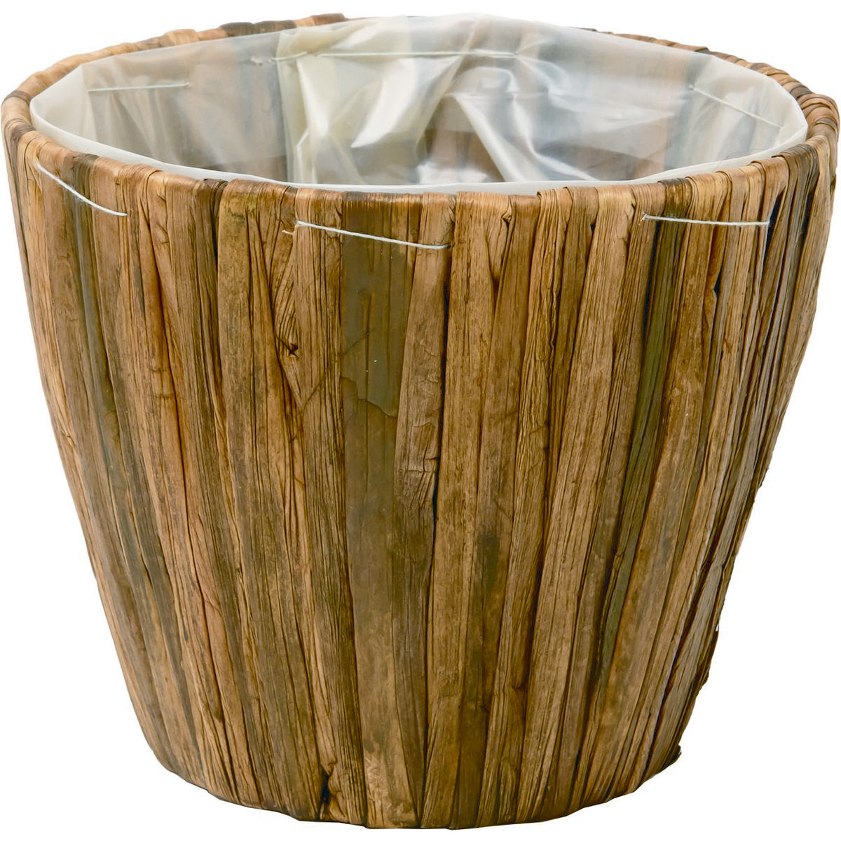 アウトレット◎ホワイエ/PPペールカップダークブラウン/7600026DB(L)