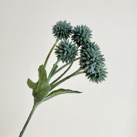 アウトレット◎【造花】アスカ/ポンポンピック×6 #009G ブルーグリーン/A-33593-009G