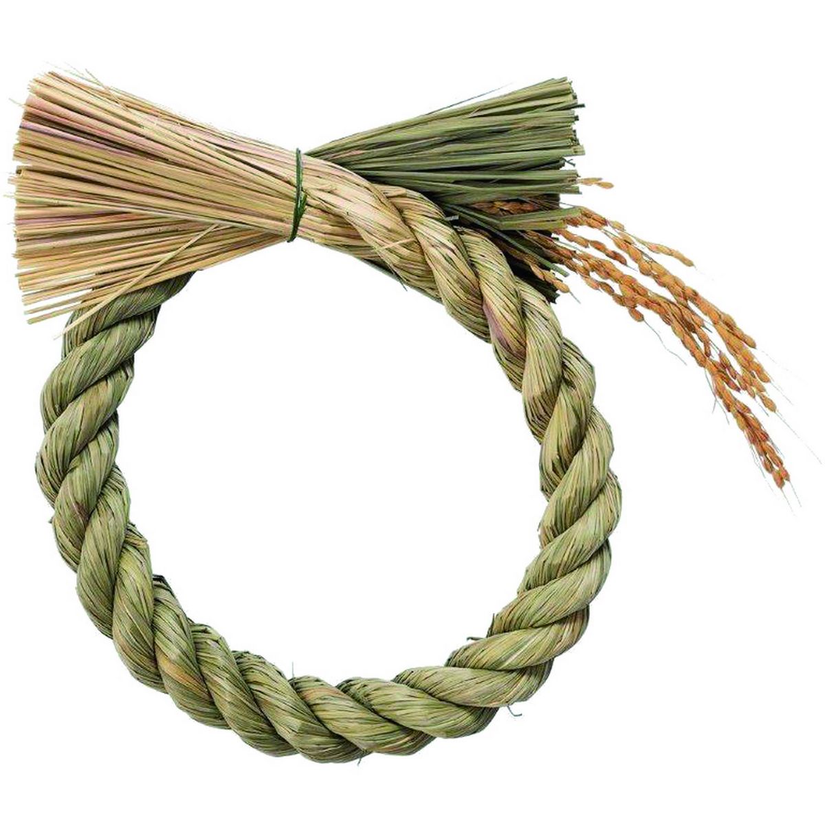 アウトレット◎YDM/稲穂付きリース200mm/NLD-1820