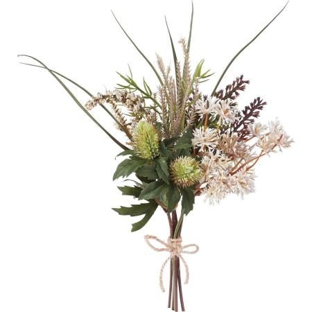 アウトレット◎【造花】YDM/ドライリーフミックスバンドル ダークグリーン/FG -5117-DGR