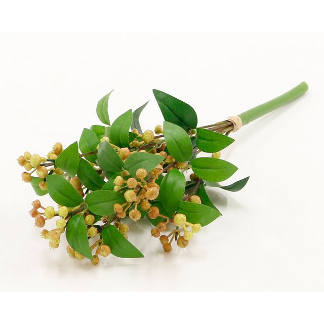 アウトレット◎【造花】丸和貿易/いろはに花 南天 グリーン/400860702