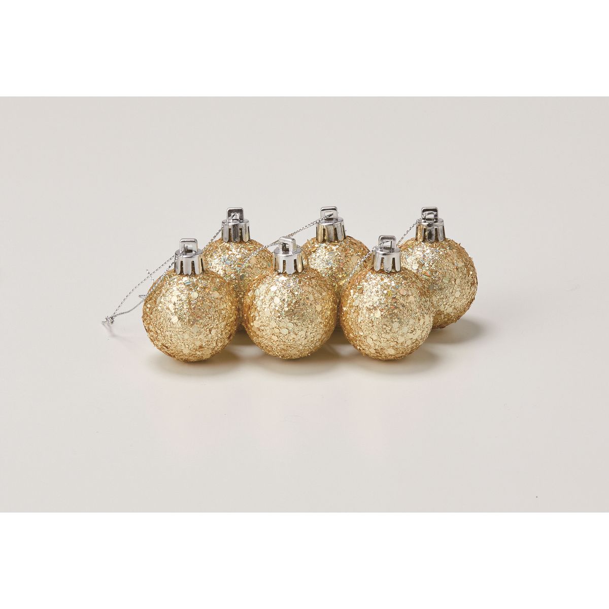 アウトレット◎アスカ/ボールオーナメント(1箱6コ入) ゴールド/AX60842-40