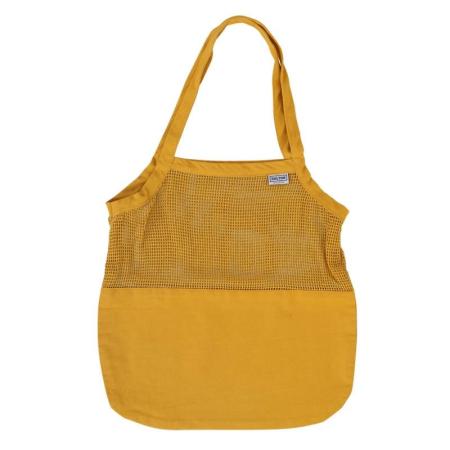 アウトレット◎ダルトン/COTTON HALF MESH BAG L YELLOW/T19-0071L/YL