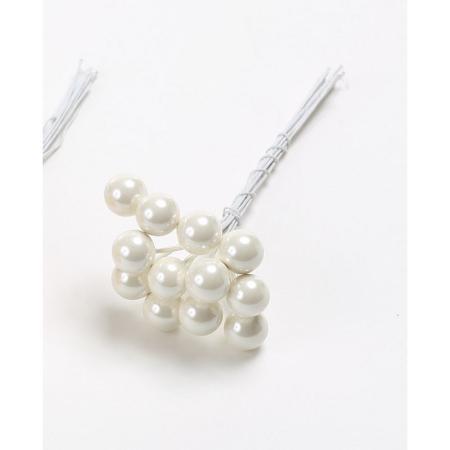 アウトレット◎ビダヤコム/10MMパールベリー(144本/袋) ホワイト/JS0022-001W