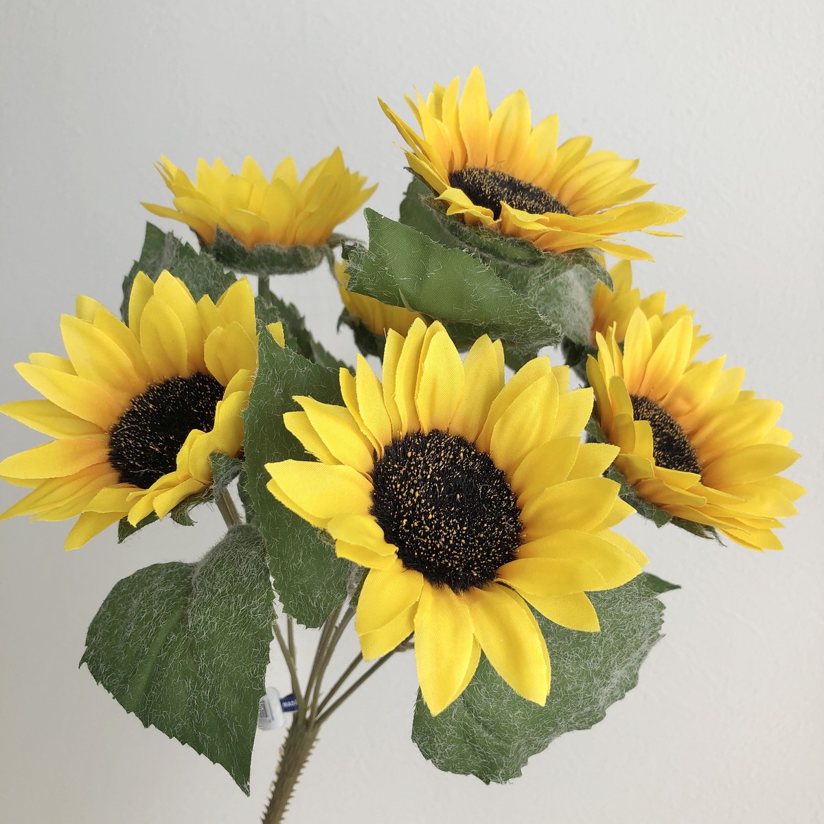 アウトレット◎【造花】アスカ/サンフラワーブッシュ×7 イエロー/A-33093-010