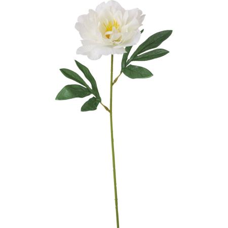アウトレット◎【造花】YDM/シングルピオニー ホワイト/FF-3048W