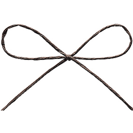 アウトレット◎東京リボン/パピエール 約1mmΦ×130m 34 ダークブラウン/46711-34