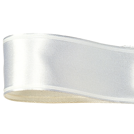 アウトレット◎青山リボン/リーガルサテンワイヤー 29X15 #001[両面]/1558-1