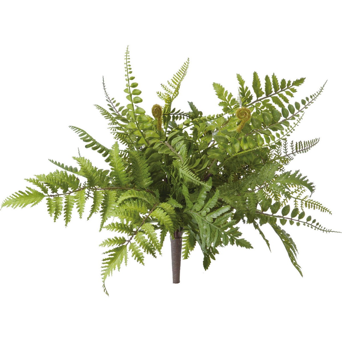 アウトレット◎【造花】YDM/ミックスファーンブッシュ グリーン/GL-5172-GR