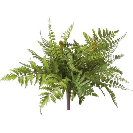 アウトレット◎【造花】YDM/ミックスファーンブッシュ グリーン/GL-5172-GR