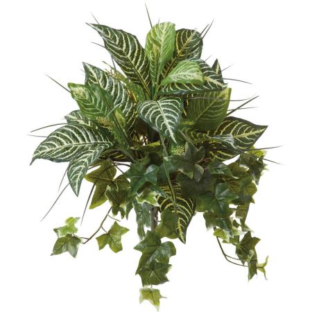 アウトレット◎【造花】YDM/アイビーミックスブッシュ グリーン/GL-5184-GR