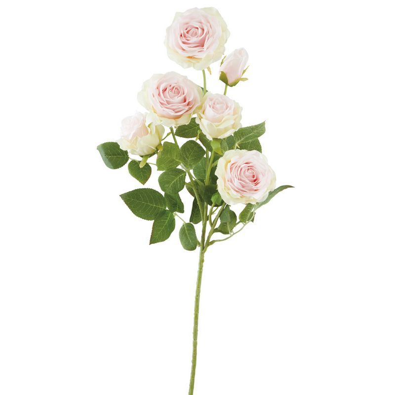 アウトレット◎【造花】ビバ工芸/VA-2512 スィートローズスプレー LT/PI/VA-2512LT/PI