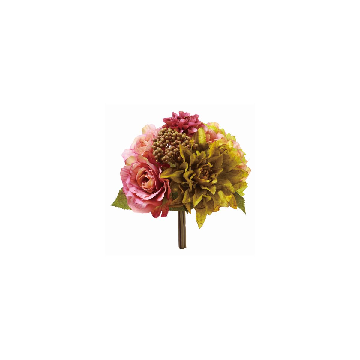アウトレット◎【造花】ビバ工芸/VE-6867 ダリアミックスバンドル GR/MA/VE-6867