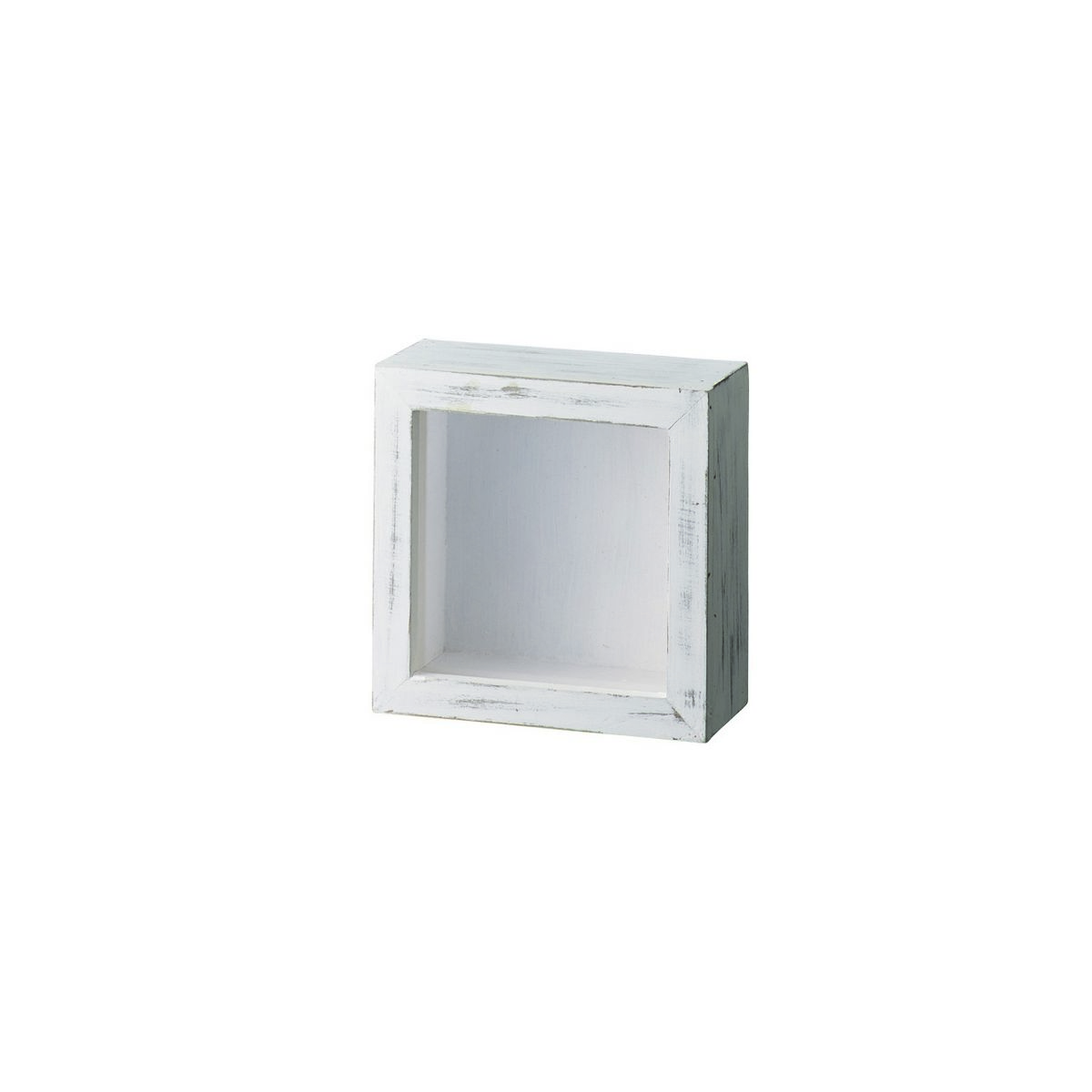 アウトレット◎クレイ/Natural wood box WHITE/680-890-102