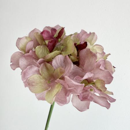 アウトレット◎【造花】ビバ工芸/ハイドレンジャショートステム/VE-6827-PU/GR