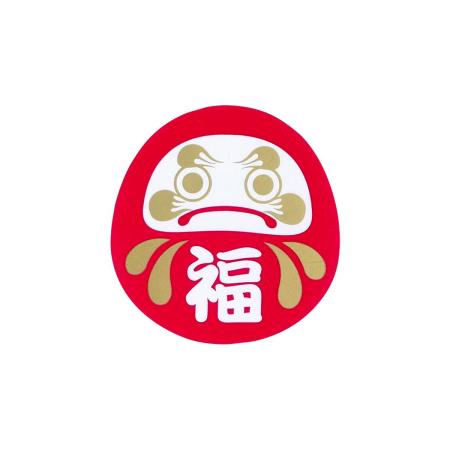 アウトレット◎東京リボン/WS/福だるま 36.4×35/36-93094-1