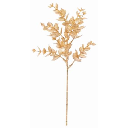 特価◎アウトレット◎【造花】ビバ工芸/XD-8379 メタリックユーカリ GO/XD-8379GO