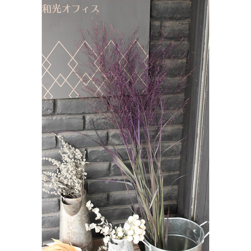 生花 みやび花園のパニカム パープル染め 木金お届けなし 通販 はなどんやアソシエ