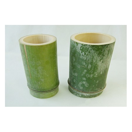 【生花/予約】竹製花器(平切り)