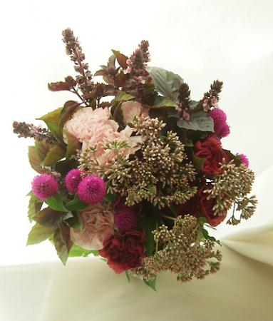 【生花】おまけつき★初秋のレッスンセット:ダークオパール