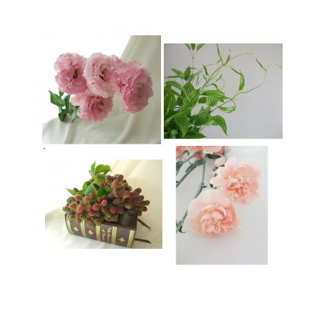 【生花】トルコフラワーセット:ピンク系