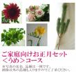 【生花】ご家庭向けお正月セット2020　<うめ>コース　■12/22～29届日限定