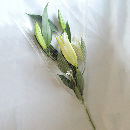 【生花】お彼岸パック花　オリエンタルユリ　白