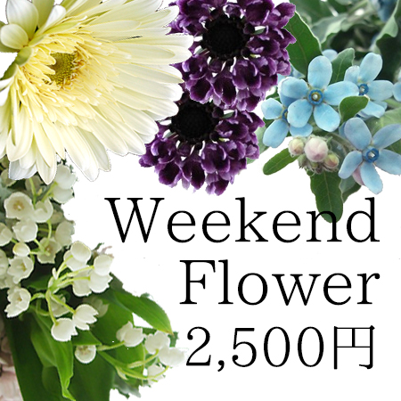 【生花】「素敵な週末」のためのフラワーセット30本セット(おまかせ3種)Apr+Special　 ～ Weekend Flower