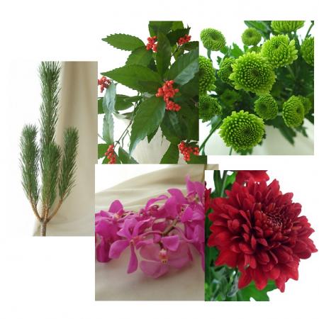 【生花】お買い得!迎春フラワーセットI