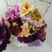 生花】切花パンジー ムーランフリルベーシックMIX 1束約10本入り - 花