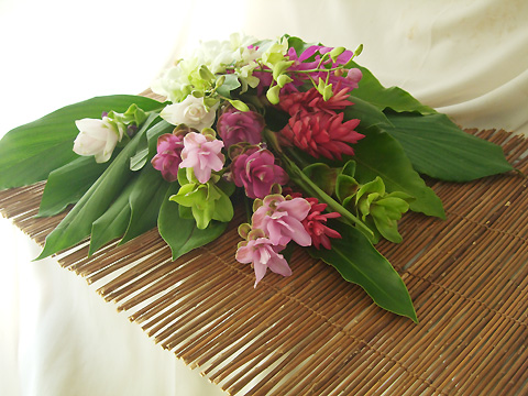 直前!!】糸島クルクマ ラブリーエメラルド(緑大輪系)60cm程度【生花