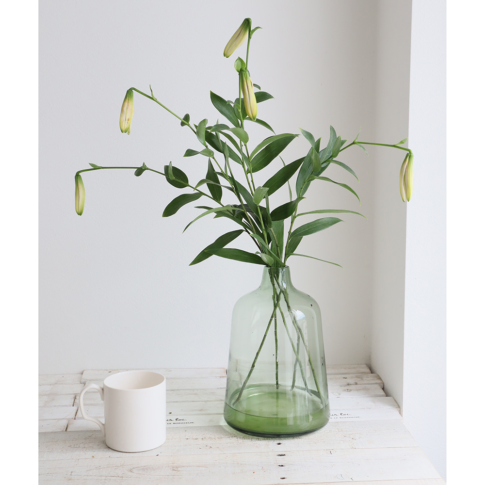 生花】マルタゴンリリー レディアリス(白黄)60cm1輪〜レア品!今井ゆり