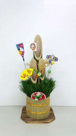 【産地直送】職人による手造り門松「福松」(中)