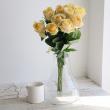 【生花】母の日☆バラ サマーシャイン+(黄色系)40CM- 金田バラ園