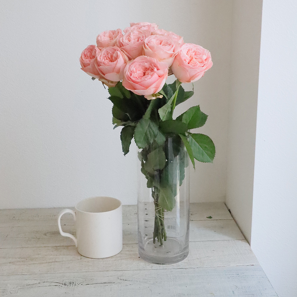バラ色の暮し　別珍　ロングスカート　薔薇の花　ピンク バラ色の暮し 別珍 ロングスカート 薔薇の花 ピンク