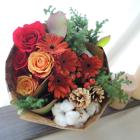 薔薇生花 10月神無月様専用 バラ の 花束