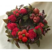 Lune Bonheur＜jardin d'automne＞＊春フラワーリース＊玄関