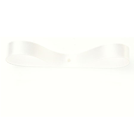 【生花/即納】両面サテンリボン 36mm(白)#135  ※メートル単位【S2-20】【生花のお買い上げ時のみご注文頂けます】