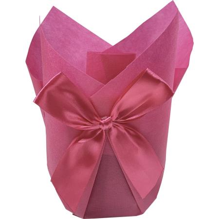 【生花/即納】Gracias/ドレスポットカバー5号(ピンク)★ばら売り【XX】