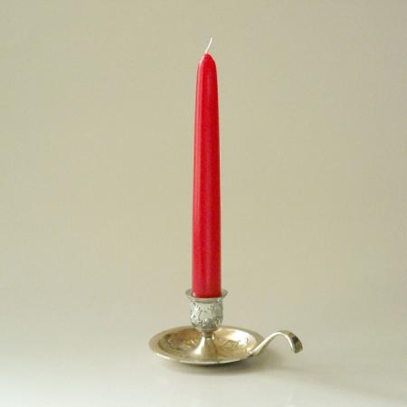 【生花/即納】テーパーキャンドル 8インチ レッド【S2-31】