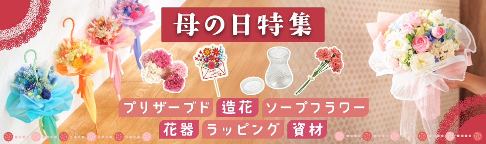 母の日花資材特集
