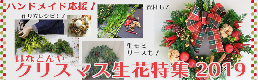 クリスマスのお花特集